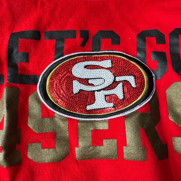 Red San Francisco 49ers Sweatshirt by VS Pink - Picture 2 of 7